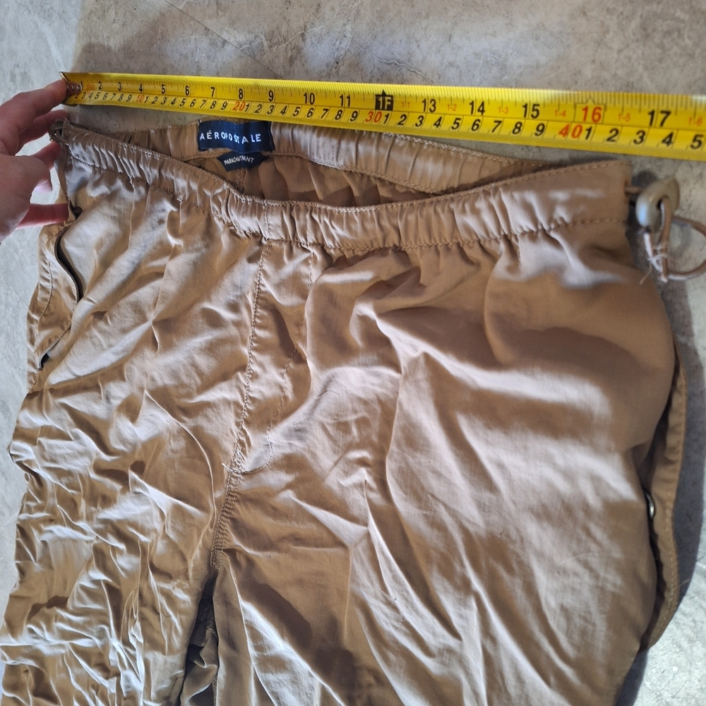 Aeropostale Women's Tan Drawstring Parachute Pants Size XL - Picture 10 of 11